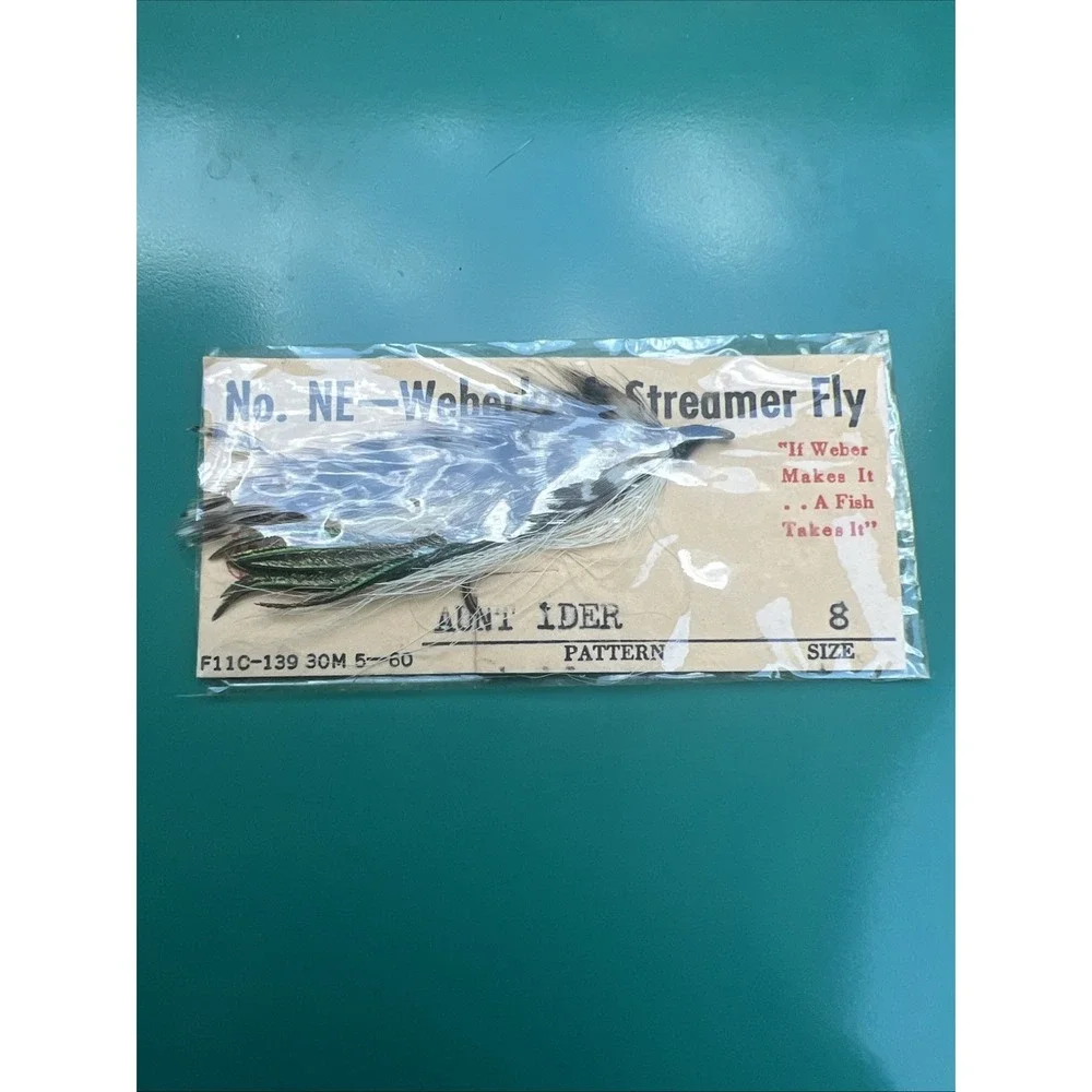 Vintage Weberkraft Streamer Fly, Set Of 3. Sz. 8
